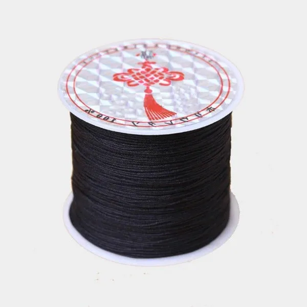 0.4mm Chinese Knot Cord, Macreme Knotting String, Kumihimo String