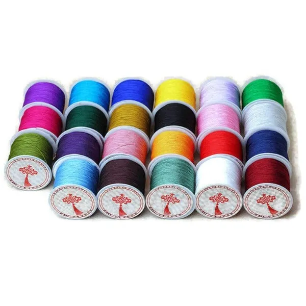 0.4mm Chinese Knot Cord, Macreme Knotting String, Kumihimo String