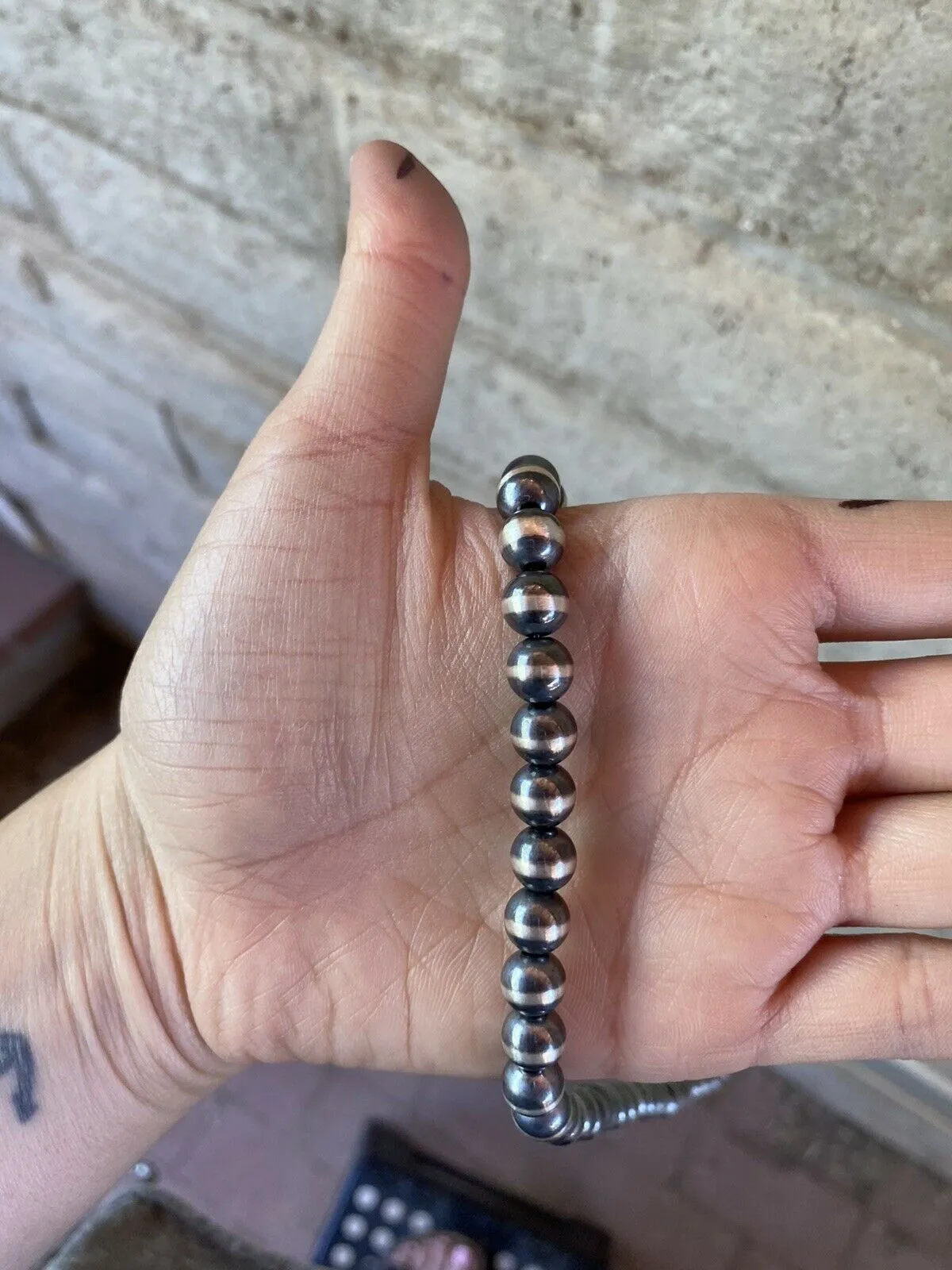 10mm Navajo Pearl Necklace