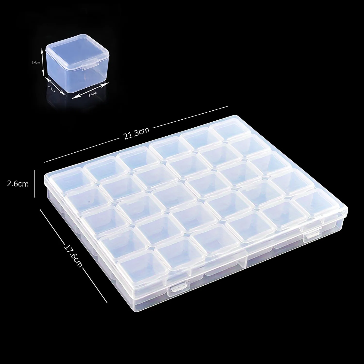30 In 1 Clear Storage Box Set