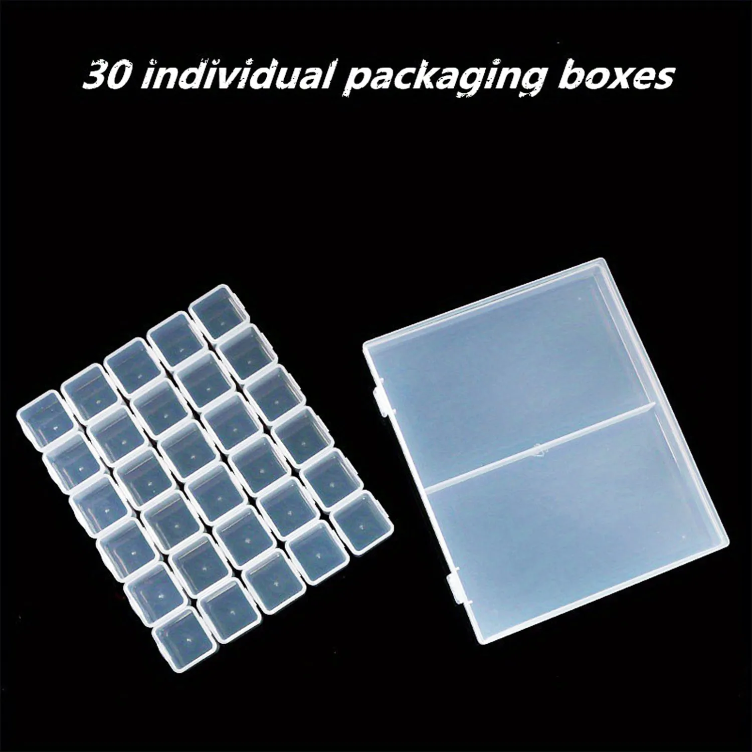 30 In 1 Clear Storage Box Set