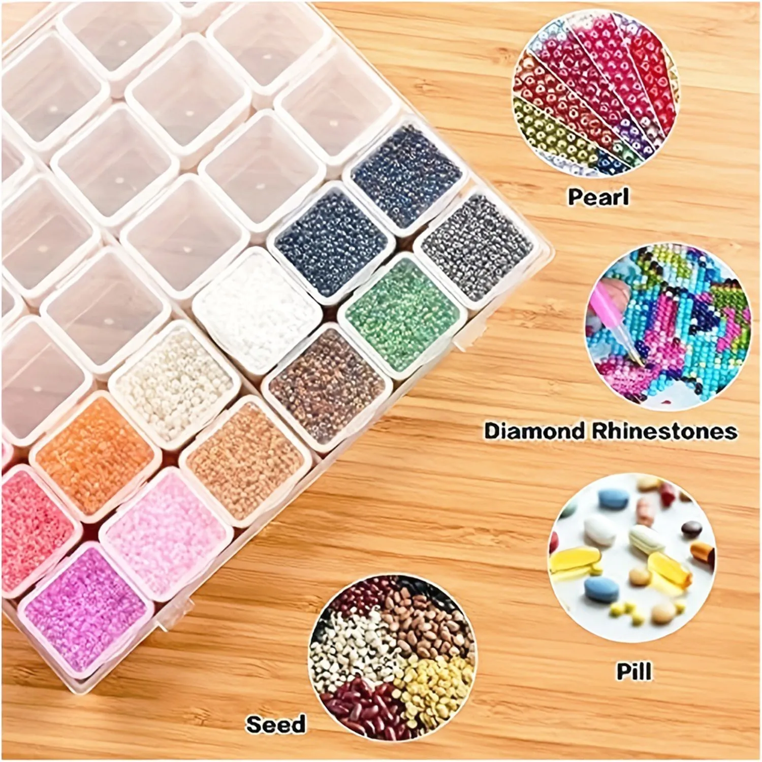 30 In 1 Clear Storage Box Set