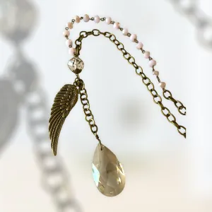 30" Wing & Bead necklace