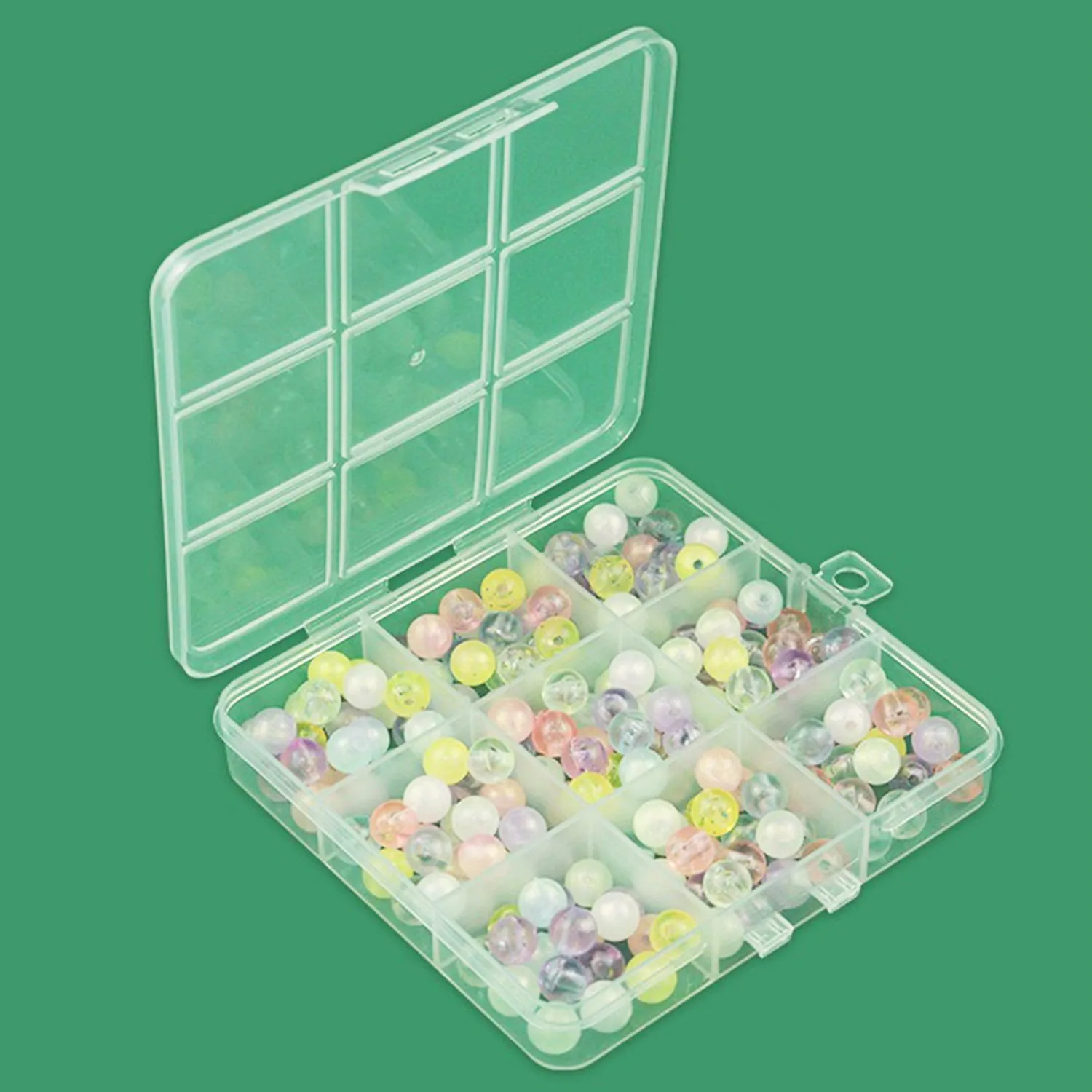 9 Compartment Clear Storage Box Set With Hanging