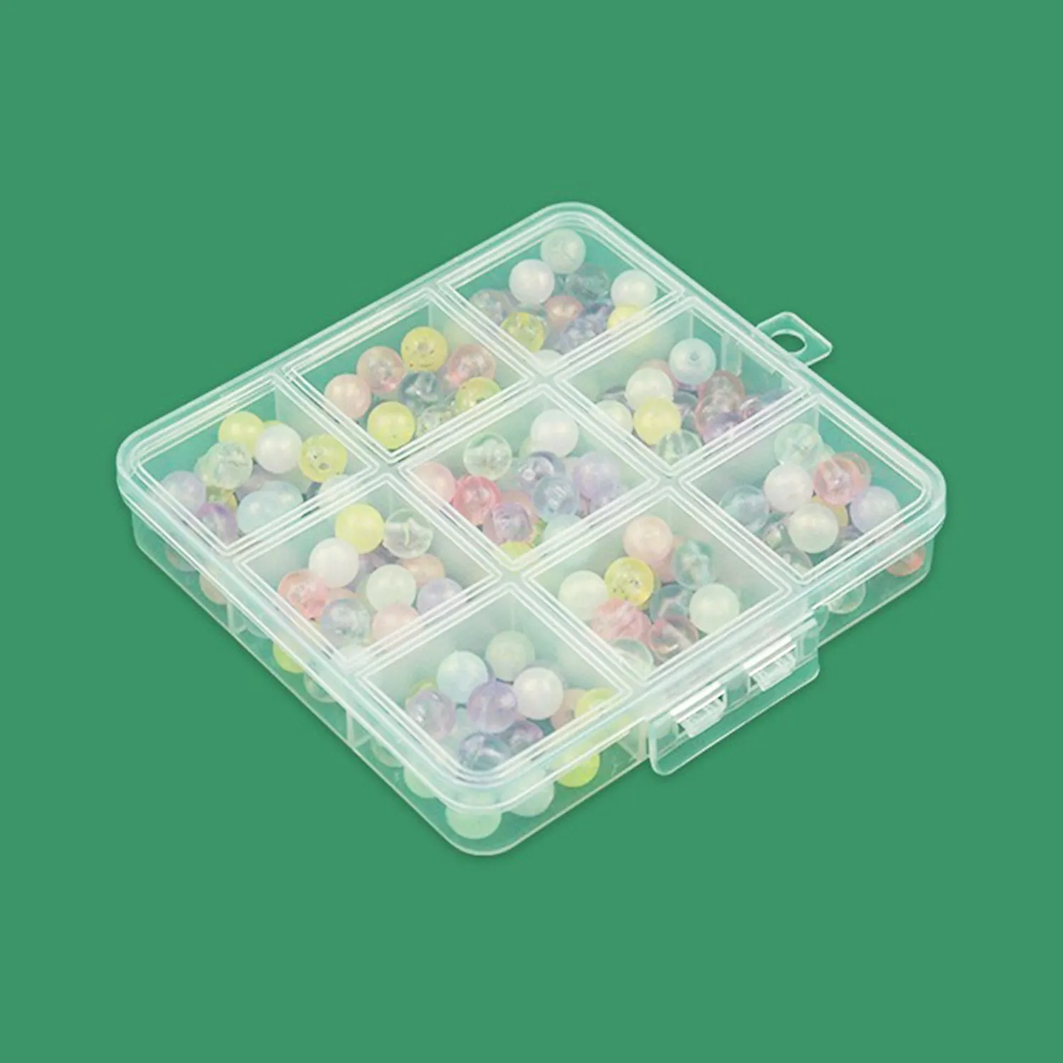 9 Compartment Clear Storage Box Set With Hanging