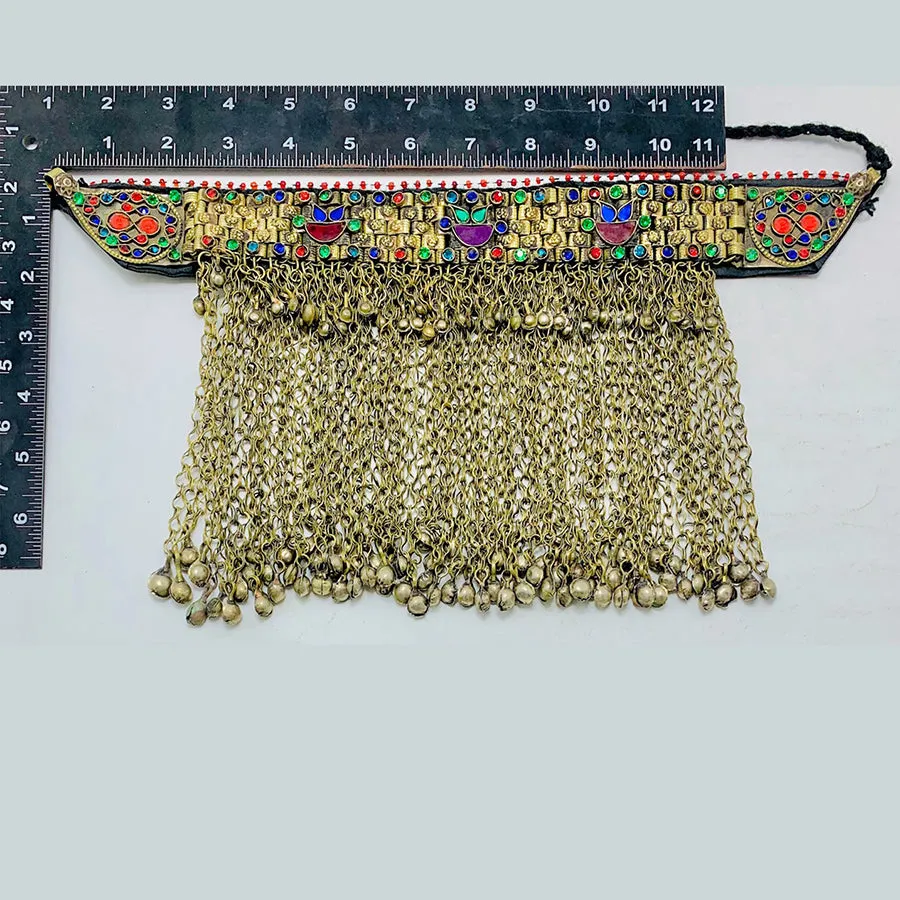 Antique Tribal Statement Collar Choker Necklace