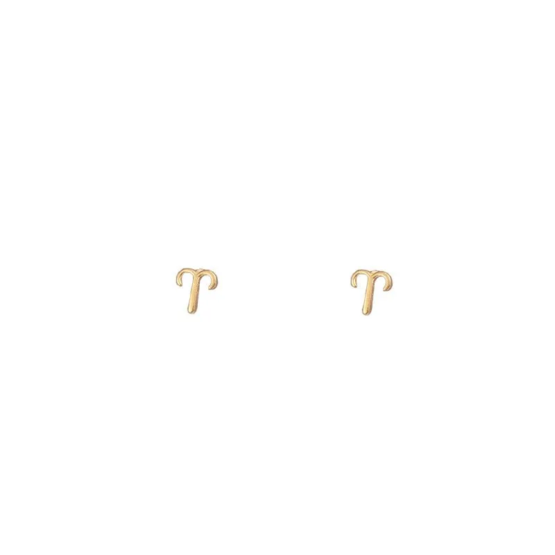 Aries Zodiac Studs