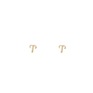 Aries Zodiac Studs