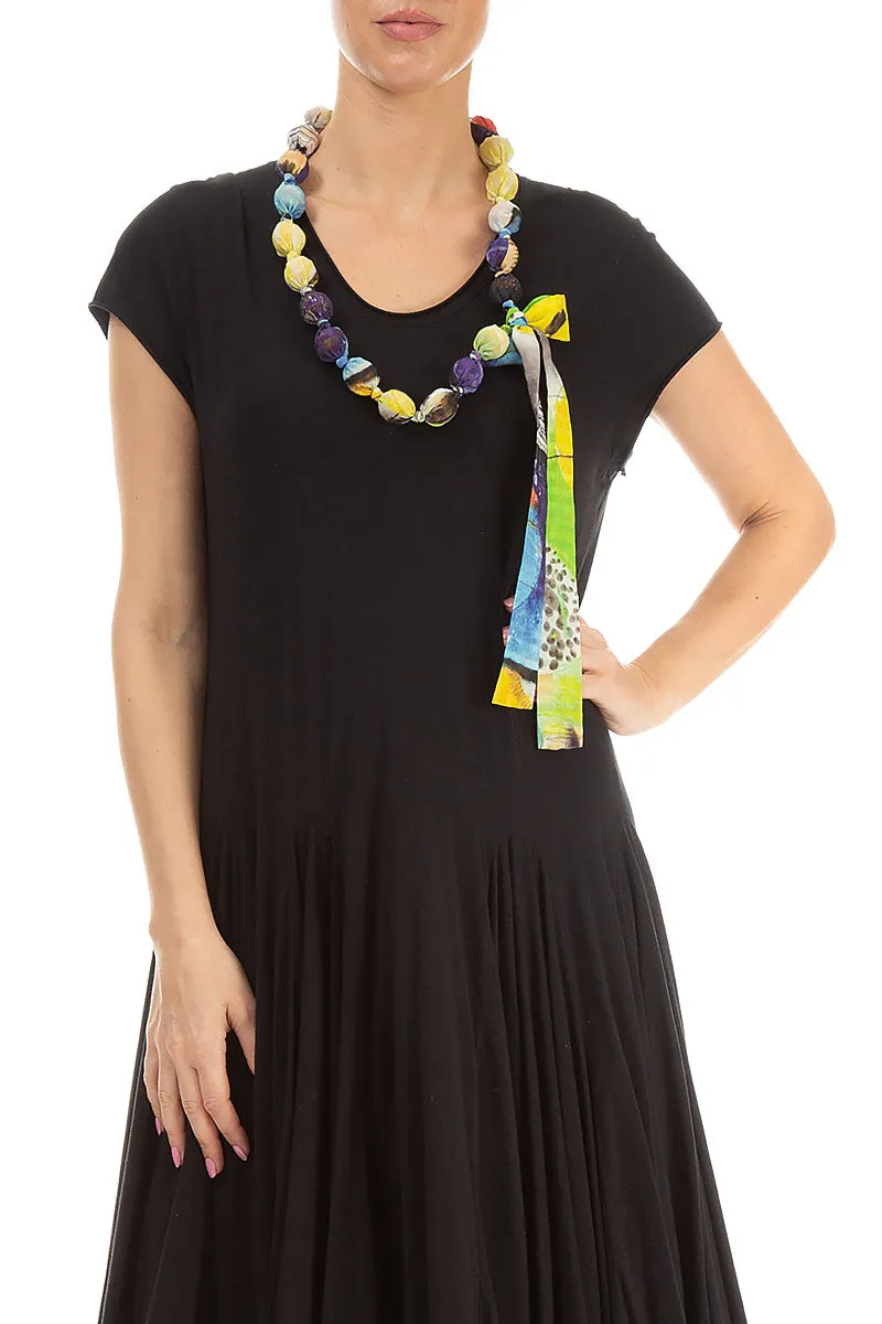Artmaze Silk Cotton Bead Necklace