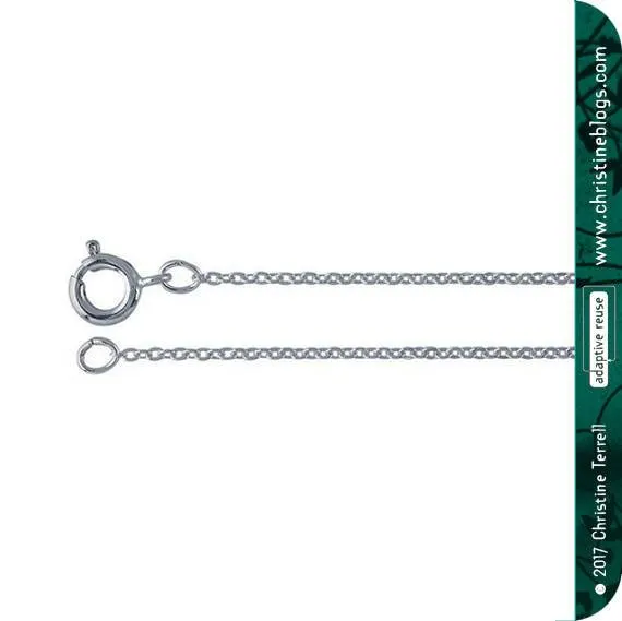 Bigger Lucky Horseshoe Recycled Necklace Tin Anniversary Gift