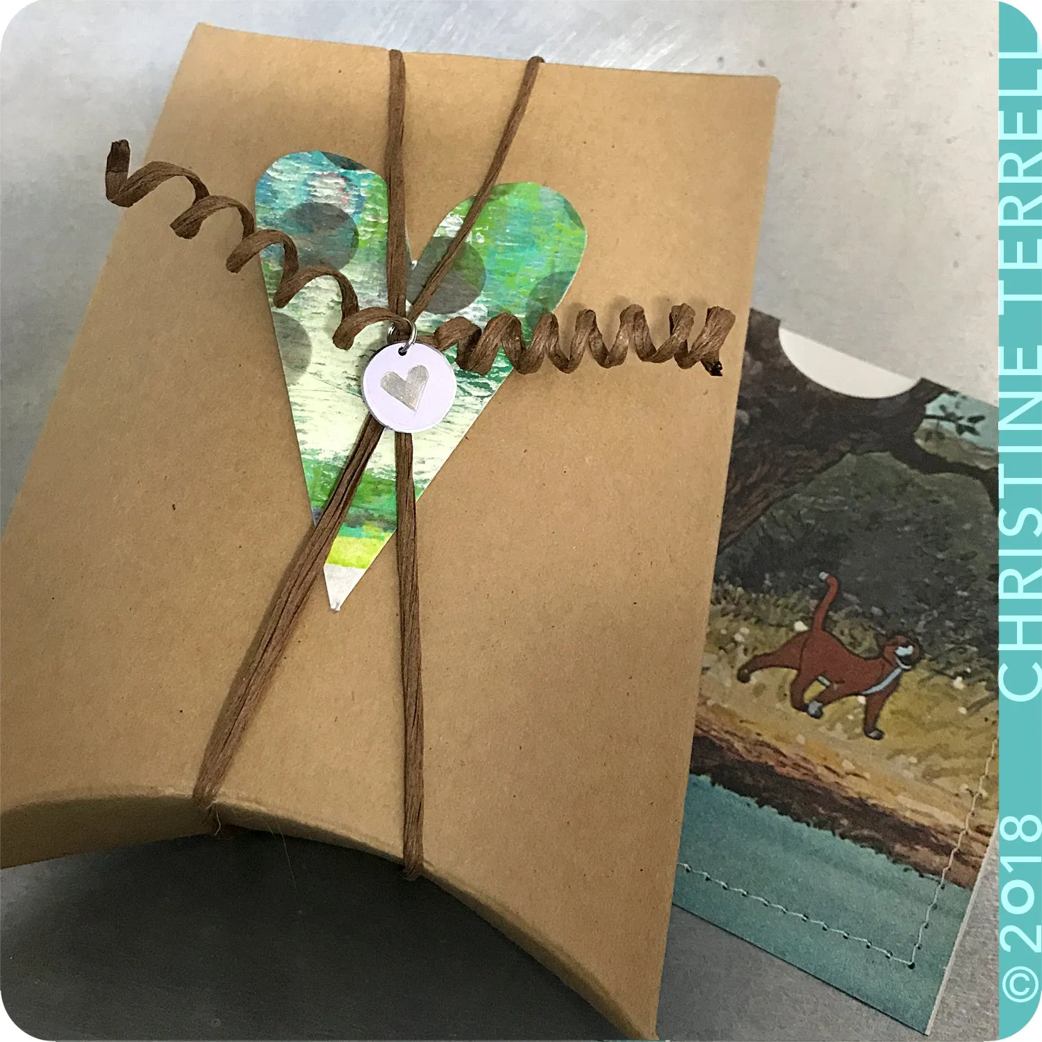 Champagne Dreams Teardrops Upcycled Tin Earrings