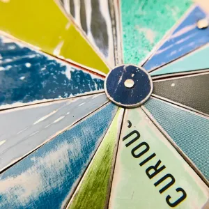 Curious Cools Zero Waste Tin Color Wheel Necklace