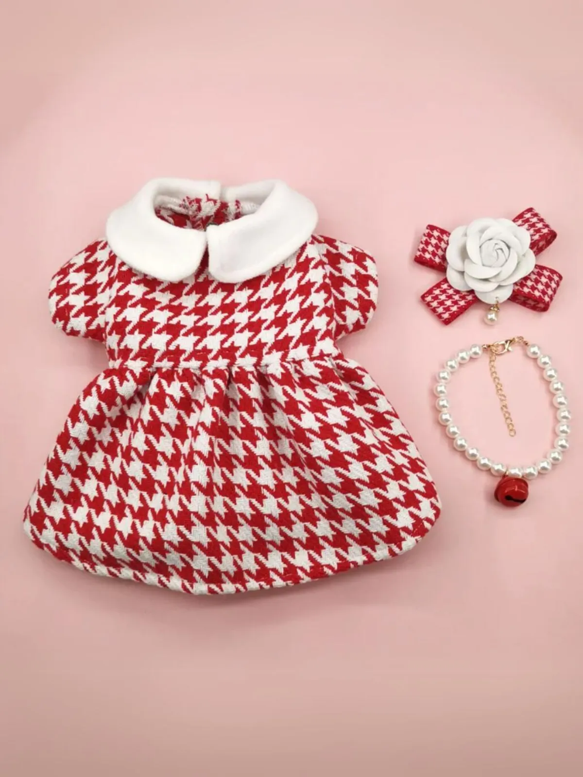 Elegant Tweed Jacket Dress for Dogs