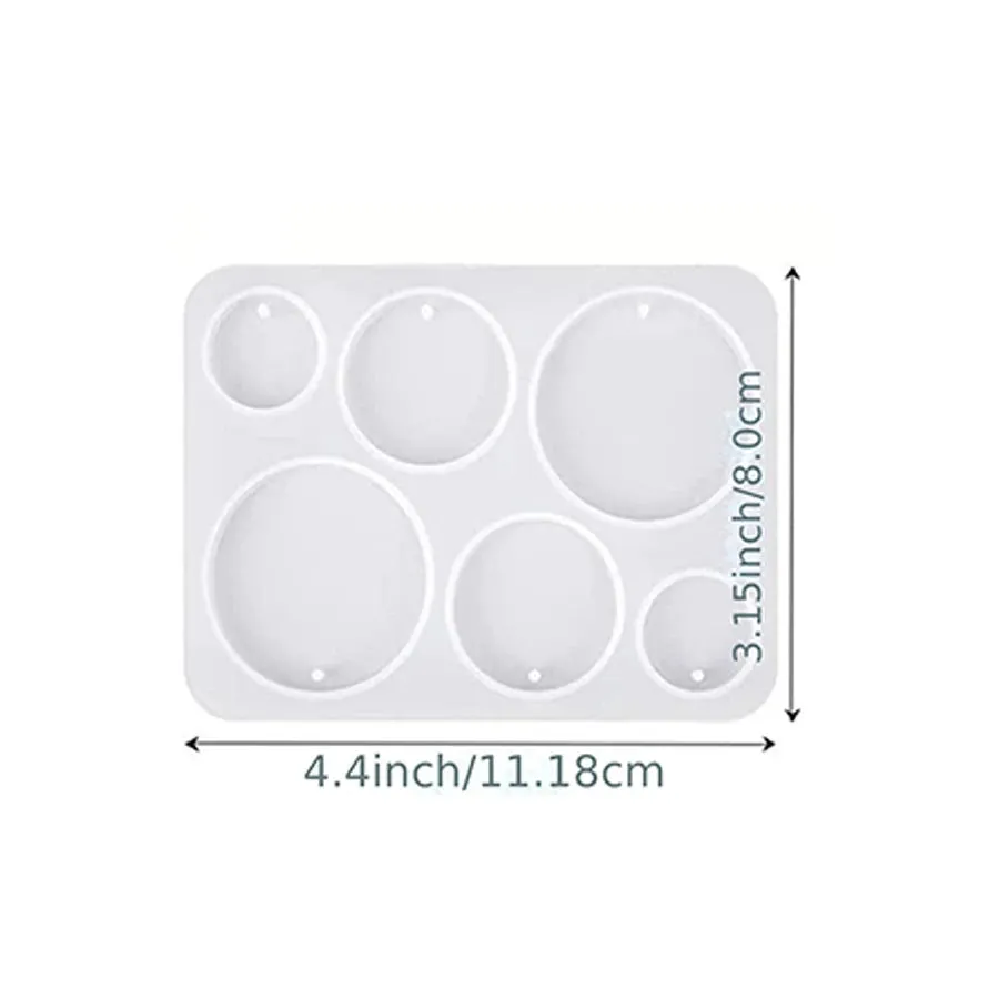 ELMAS DIY Square Earrings Molds for Crystal Jewelry Making