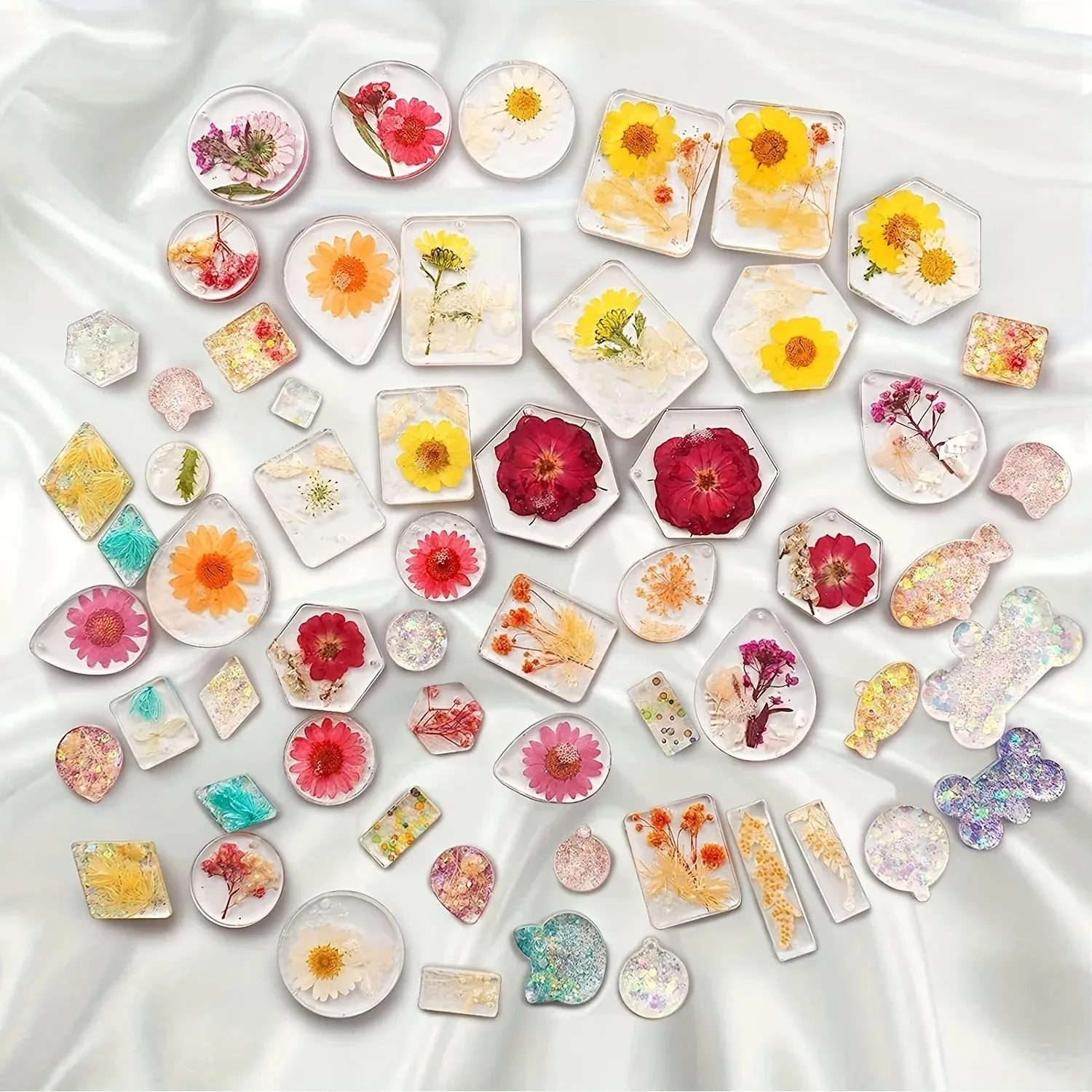 ELMAS DIY Square Earrings Molds for Crystal Jewelry Making