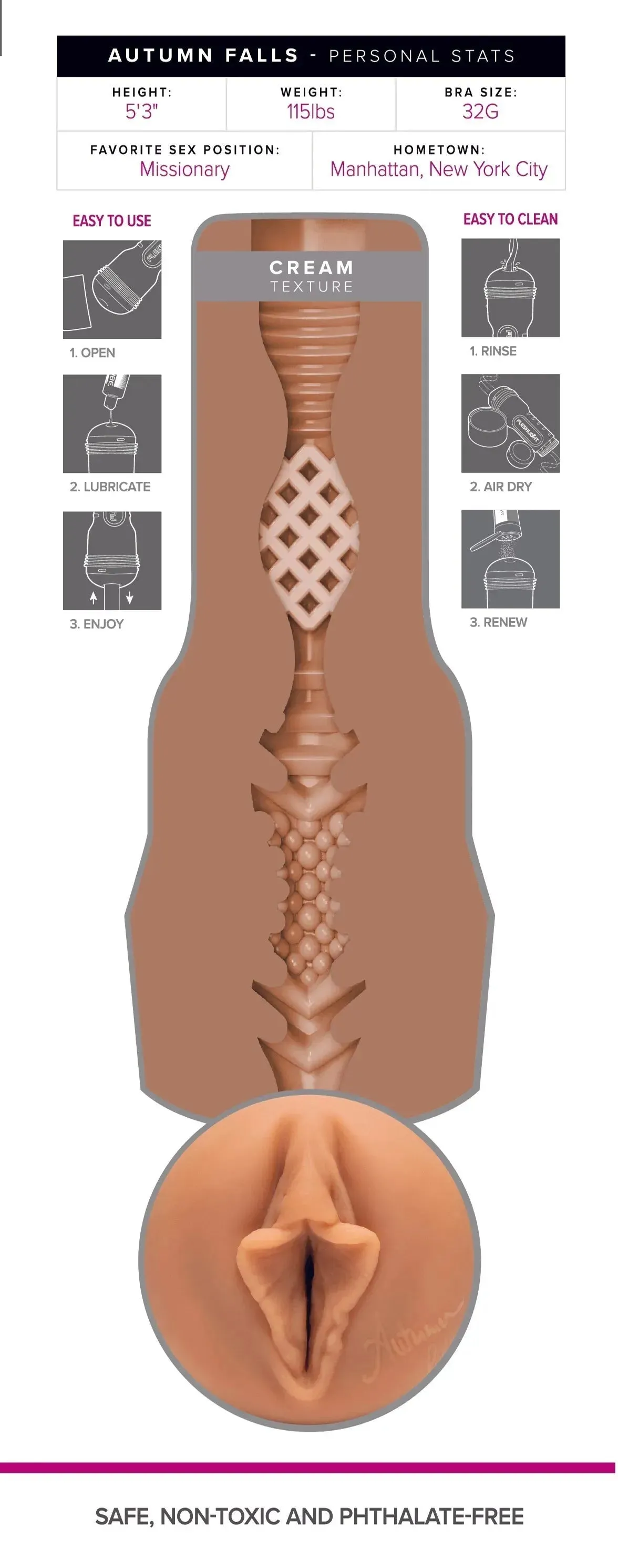 Fleshlight Girls Autumn Falls Cream