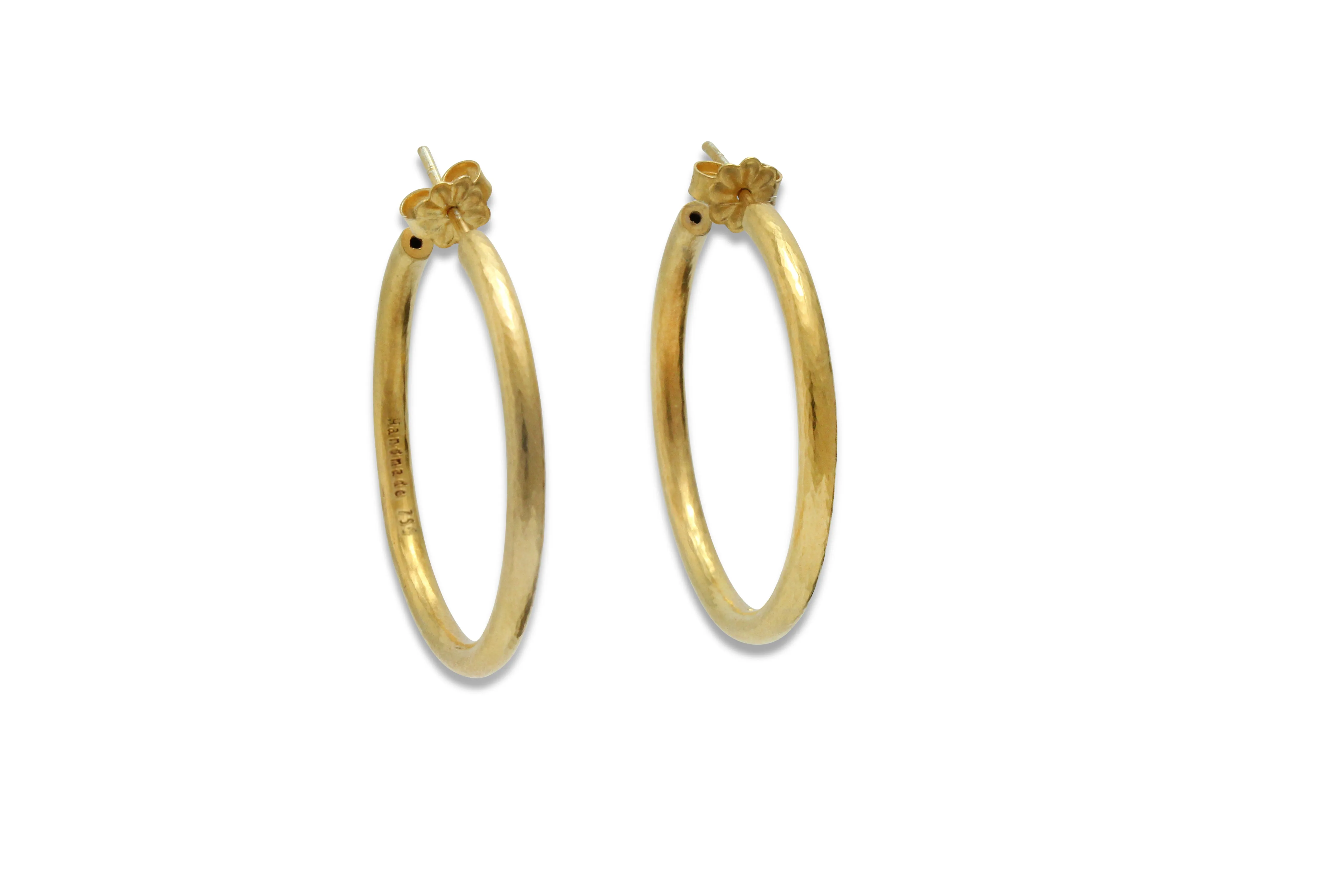 Gilded Ouroboros Gold Earrings