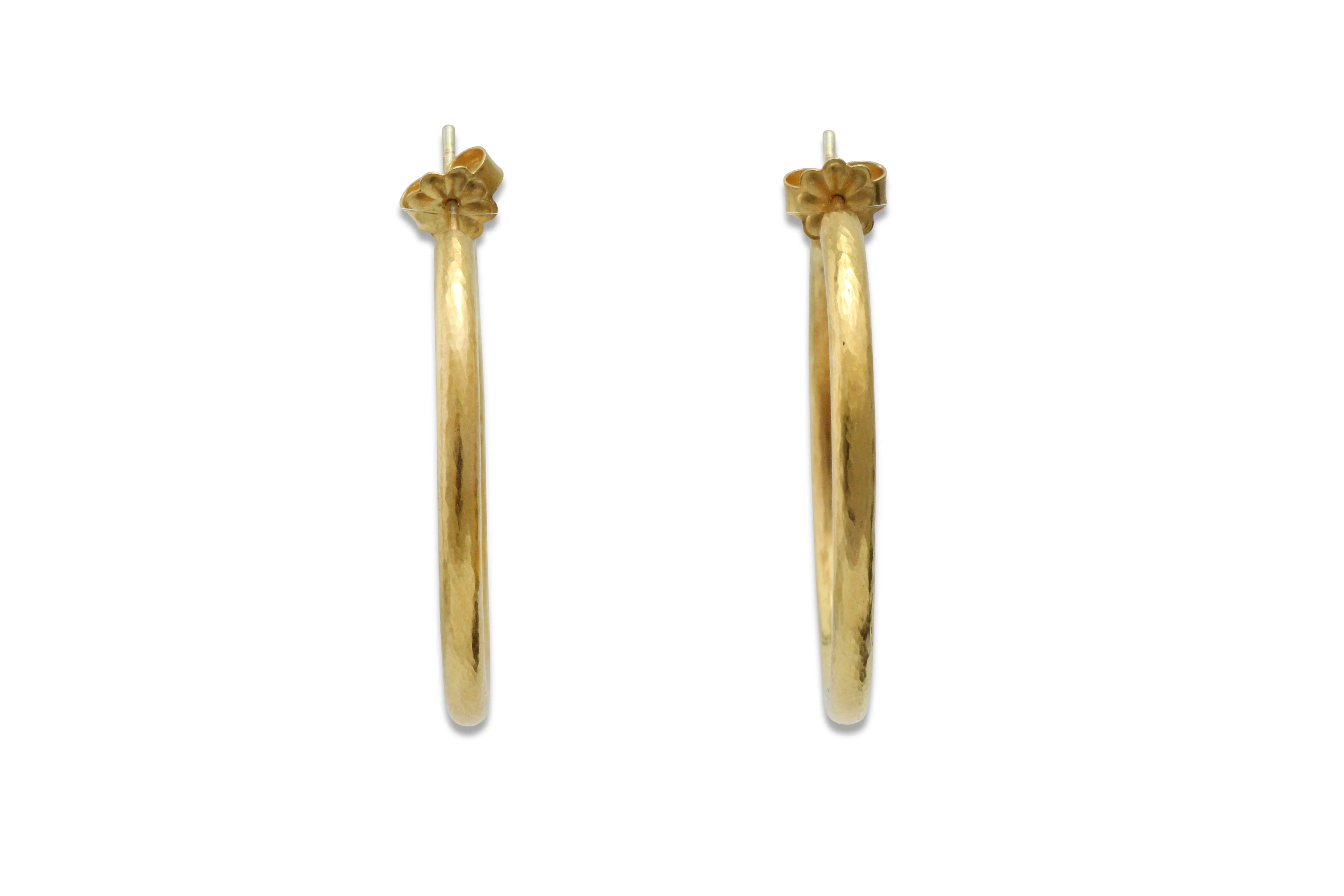 Gilded Ouroboros Gold Earrings