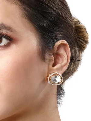 Gold Plated Kundan Earrings