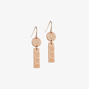 Kina & Moana Earrings Rose Gold