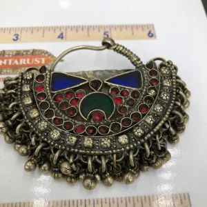 Kuchi Vintage Earrings, Boho Earrings, Hoop Earrings