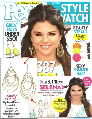 Layered Hoop Earrings (As seen on Selena Gomez & in People Style Watch Magazine)