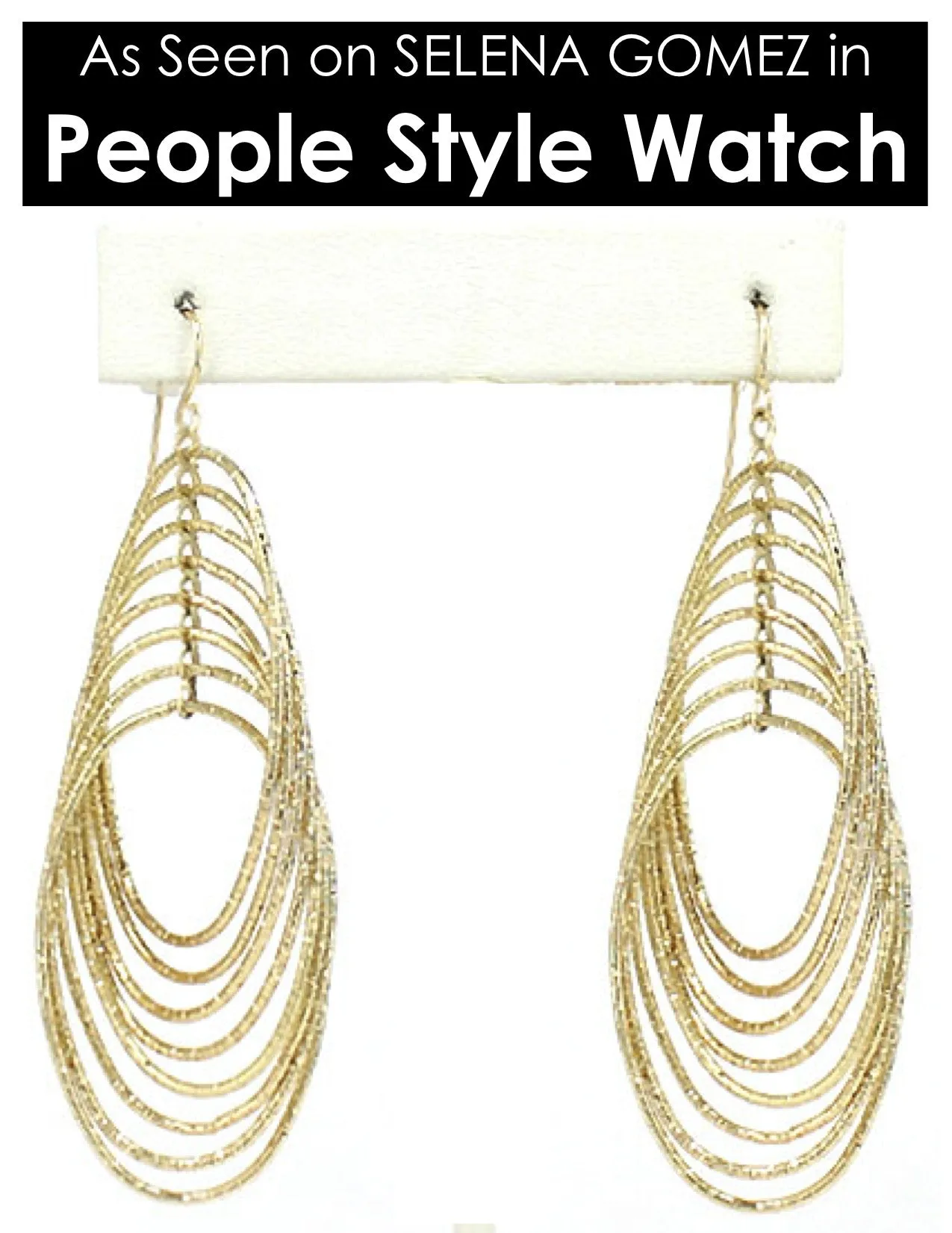 Layered Hoop Earrings (As seen on Selena Gomez & in People Style Watch Magazine)