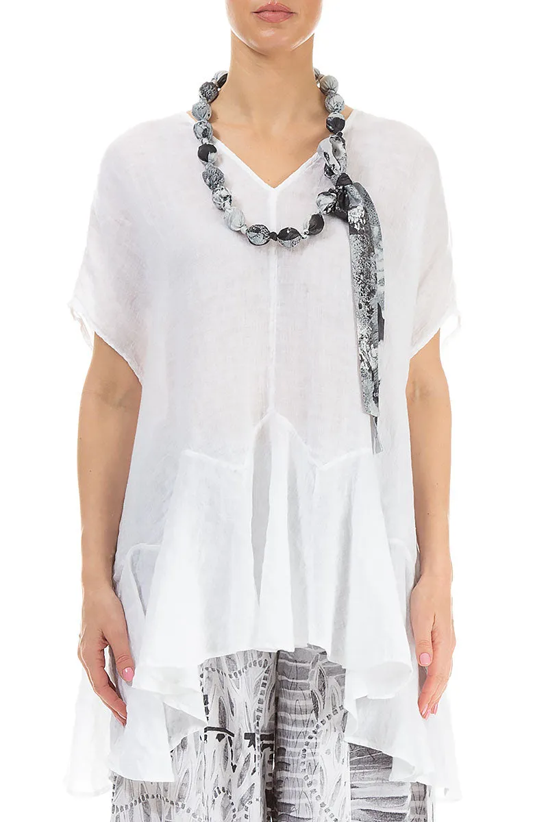 Marble Silk Cotton Bead Necklace