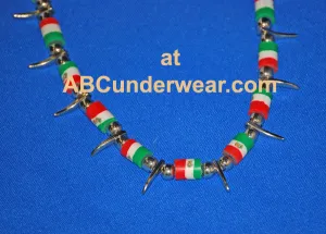 Mexican Flag Necklace