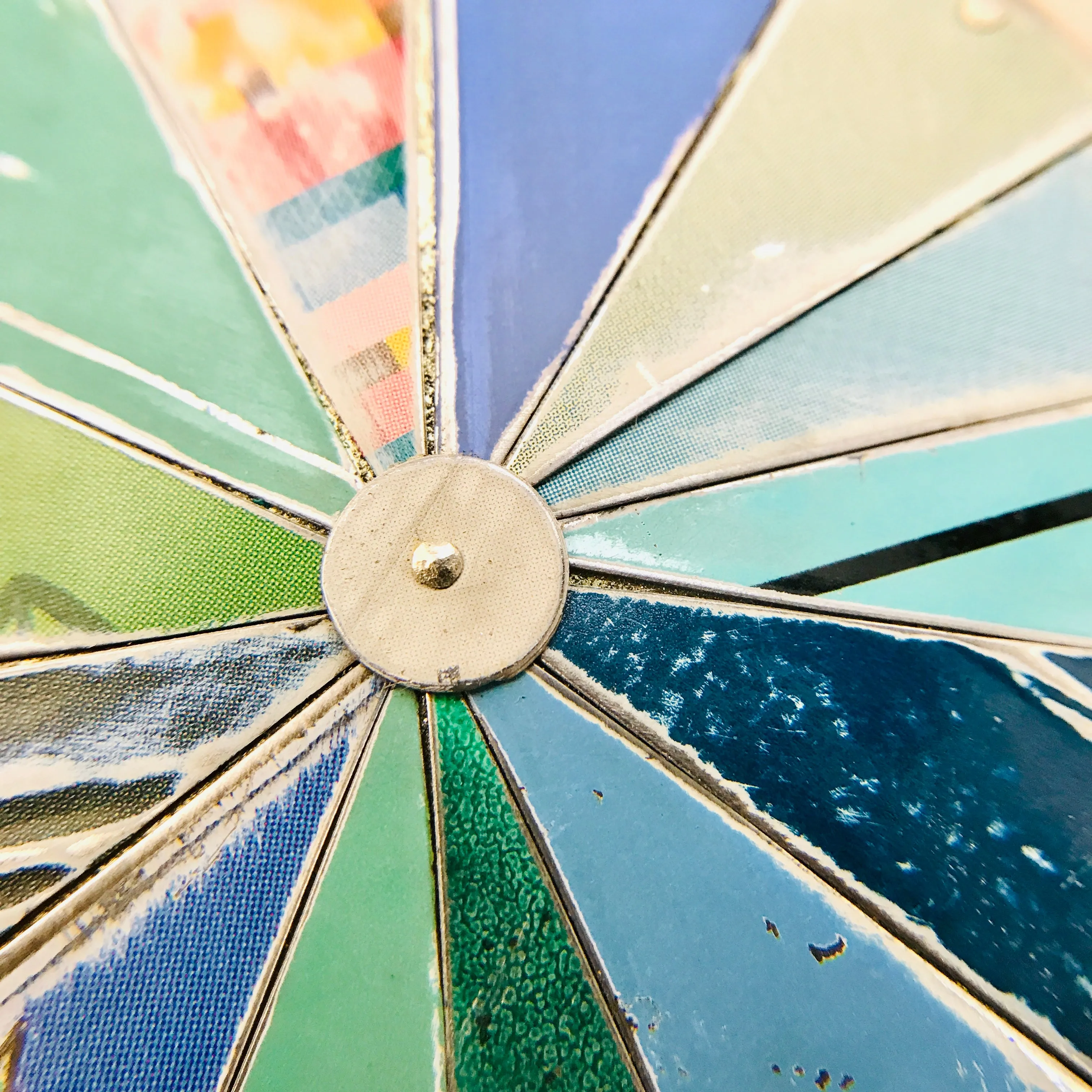 Mixed Cools Zero Waste Tin Color Wheel Necklace