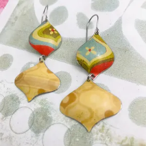 Mod Rex Ray Zero Waste Tin Earrings