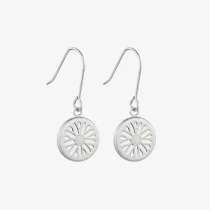 Mountain Daisy Earrings Silver