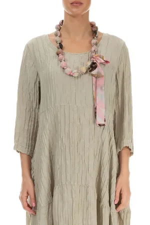 Oasis Silk Cotton Bead Necklace