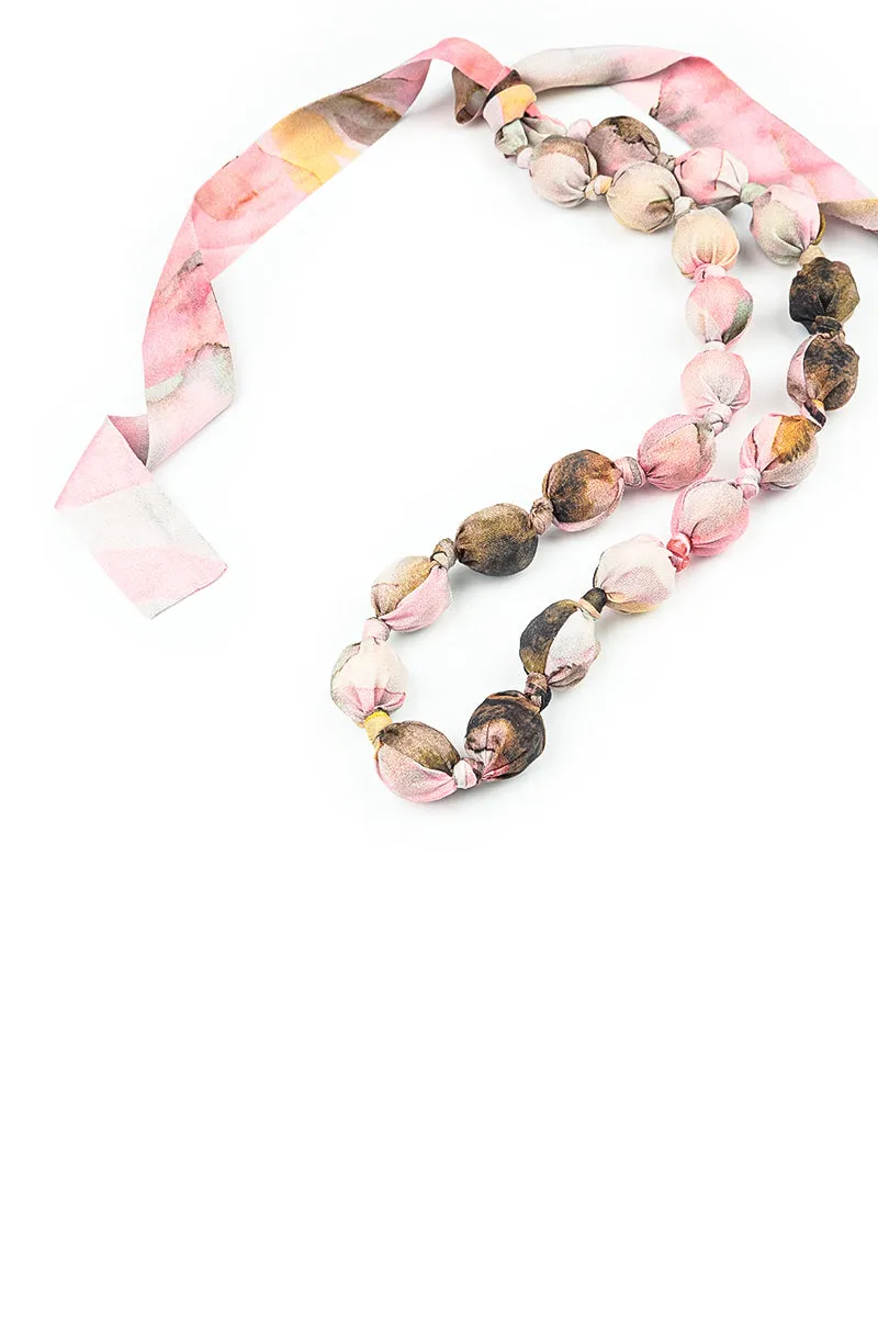 Oasis Silk Cotton Bead Necklace