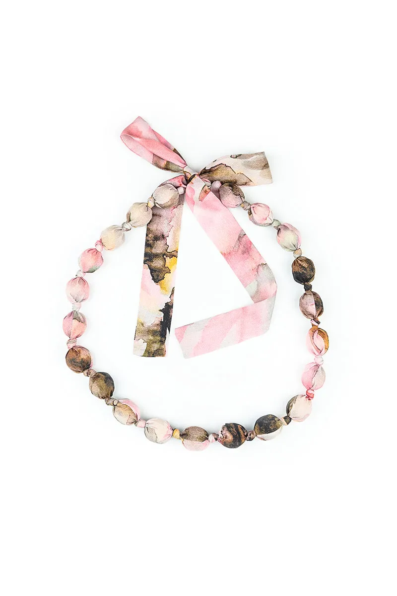 Oasis Silk Cotton Bead Necklace