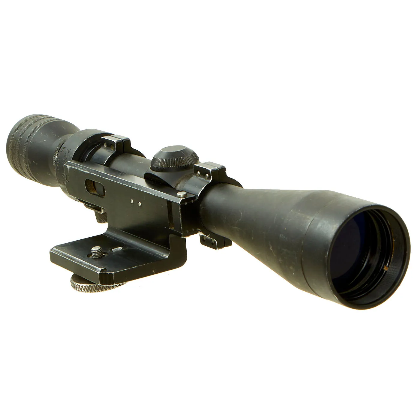 Original U.S. Vietnam War Era Redfield 3x-9x AR-TEL  XM21 Sniper Rifle Adjustable Ranging Telescope With Carry Case - Serial Number 1024