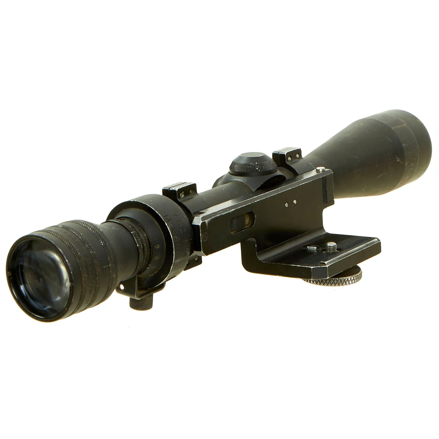 Original U.S. Vietnam War Era Redfield 3x-9x AR-TEL  XM21 Sniper Rifle Adjustable Ranging Telescope With Carry Case - Serial Number 1024