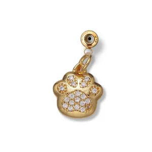 Paw Print Drop Charm - Kinsey Charm Bar