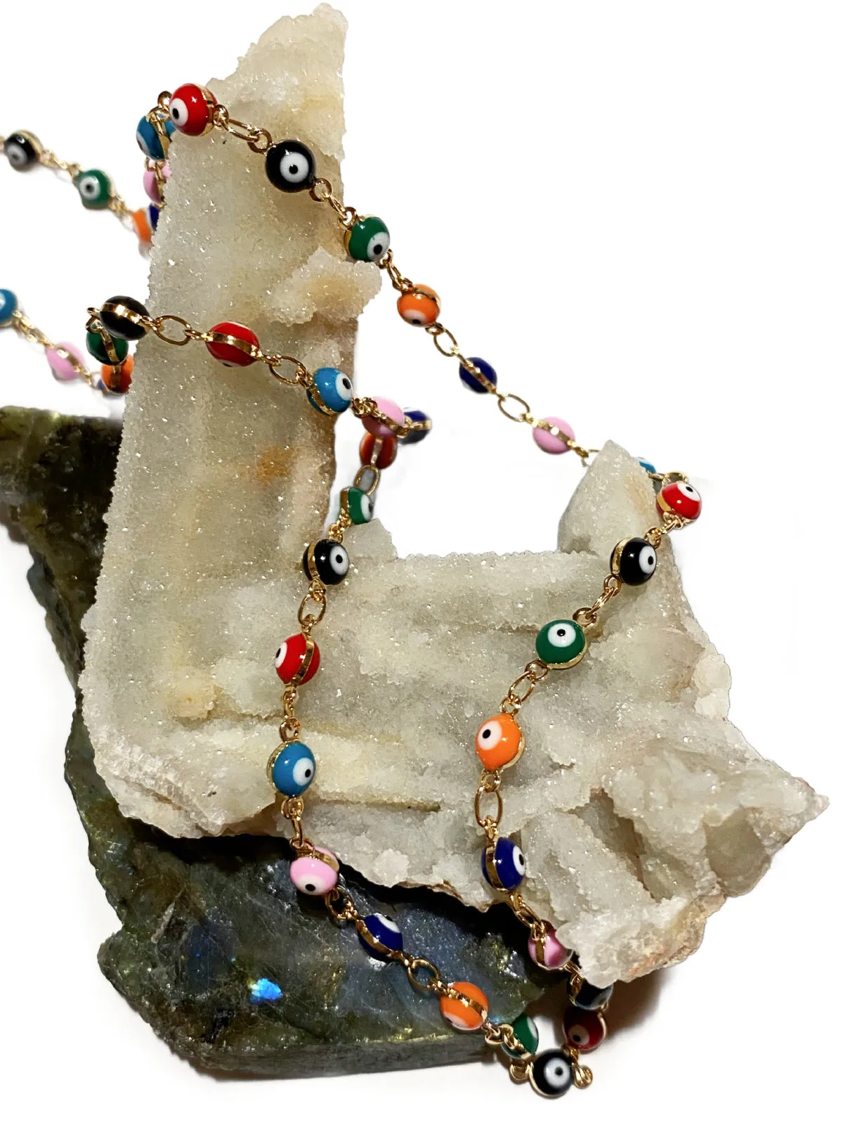Petite Multi Evil Eye Necklace