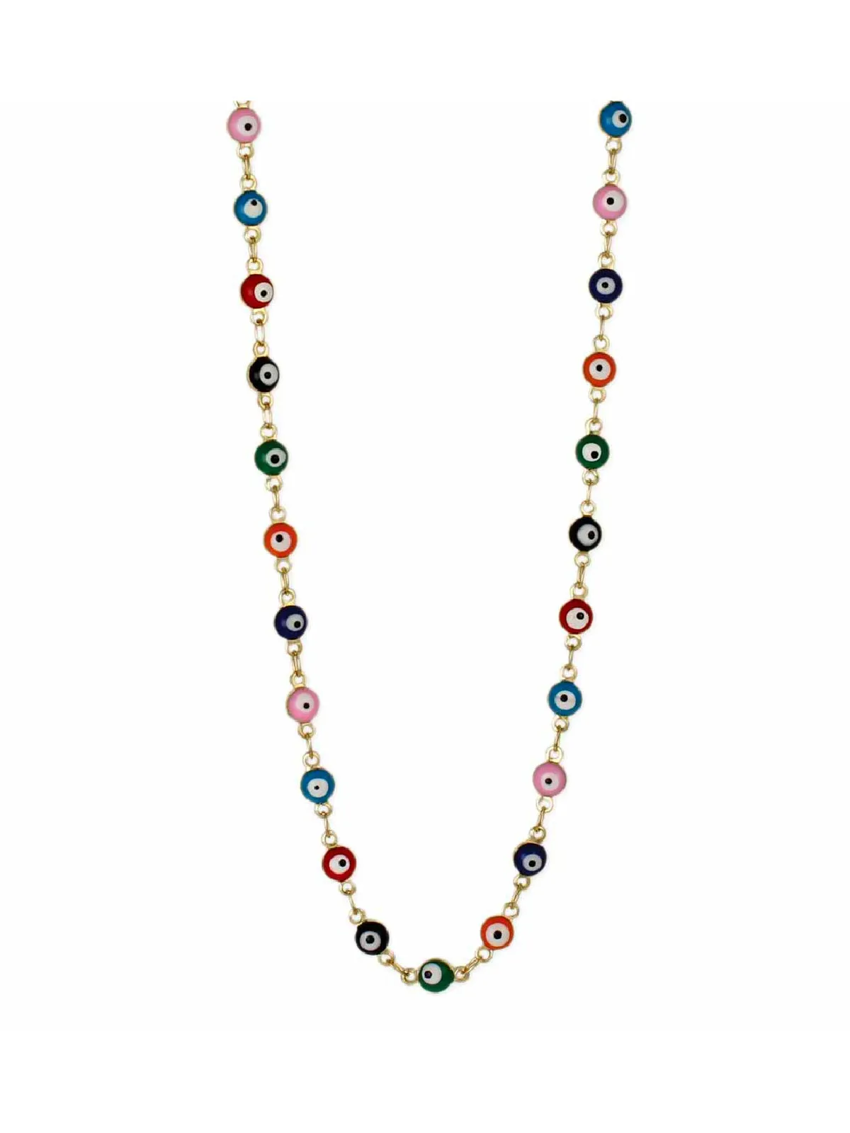 Petite Multi Evil Eye Necklace