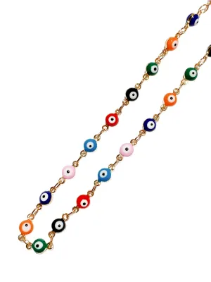 Petite Multi Evil Eye Necklace