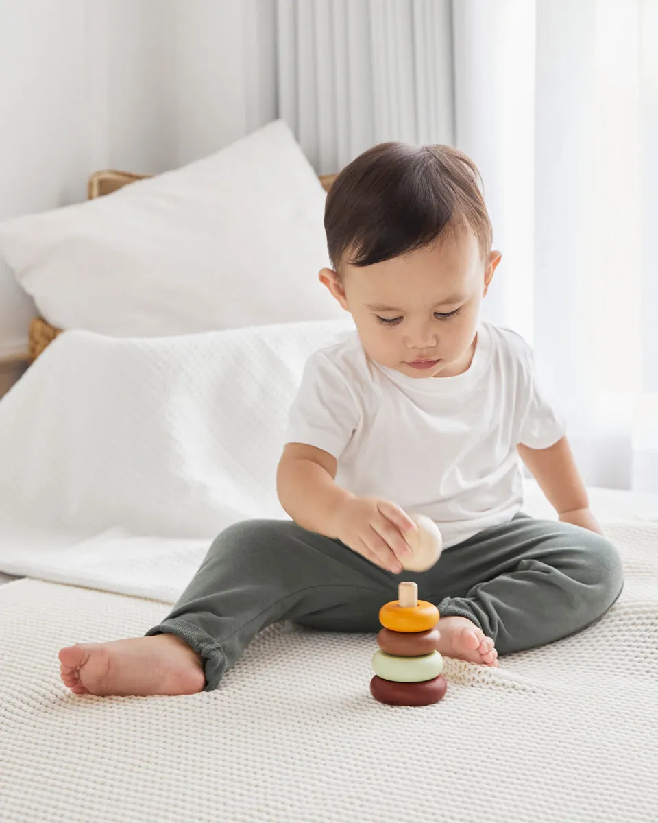 PlanToys First Stacking Ring - Modern Rustic