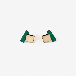 Popova Earrings Green