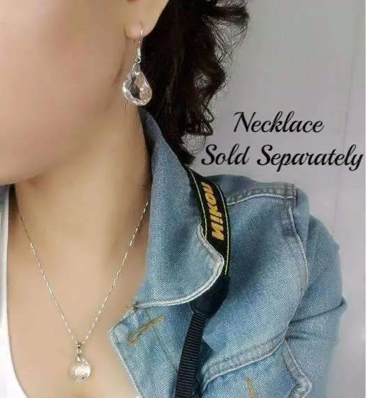 Princess Drop Austrian Crystal Earrings for Women