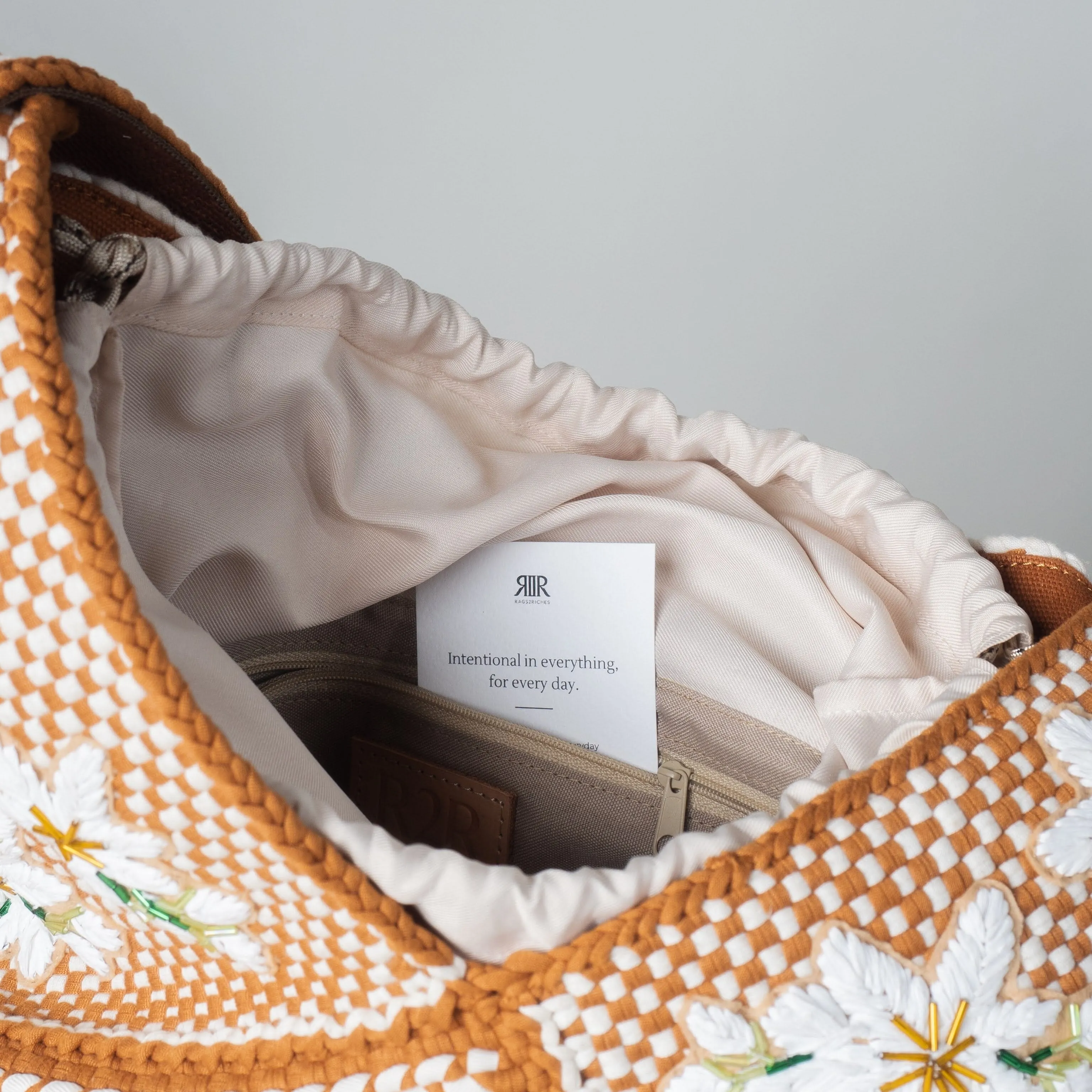 [Ready Today] Sampaguita Hobo Mocha & Beige