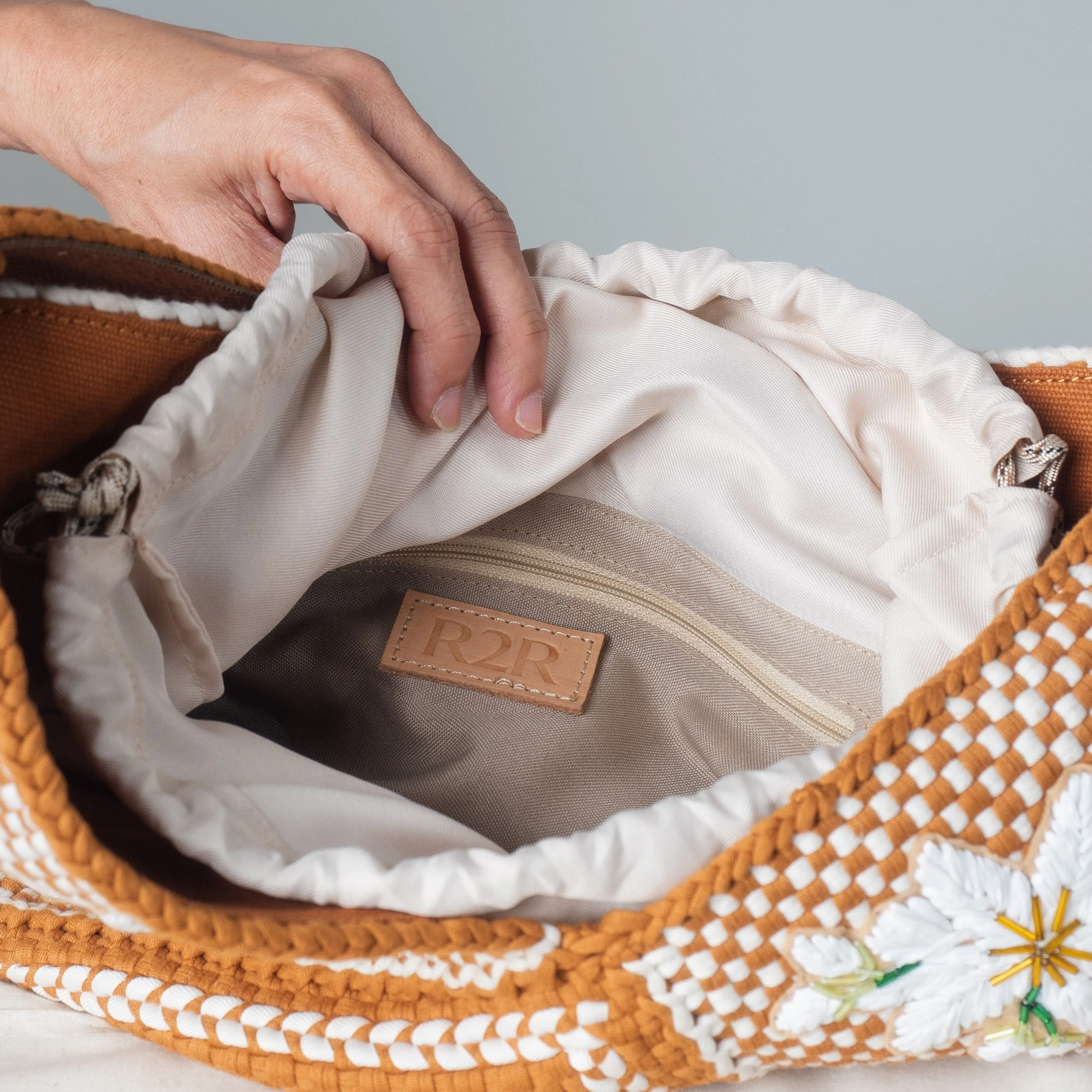 [Ready Today] Sampaguita Hobo Mocha & Beige