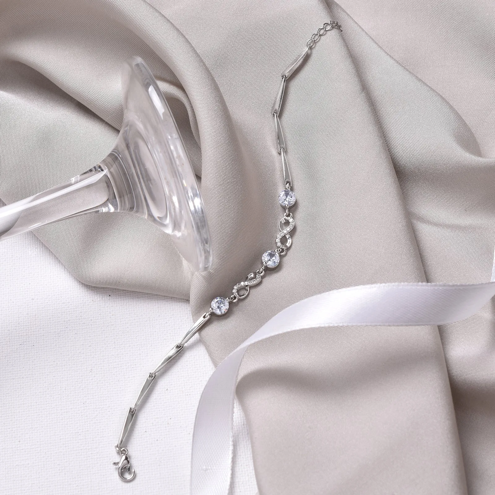 Remi Infinity Silver Bracelet