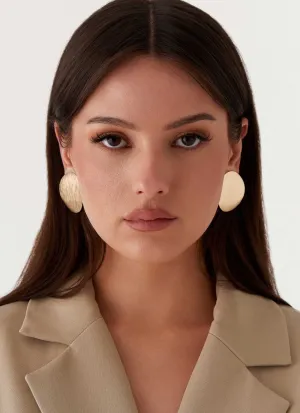 Runway Hit Earrings - Gold