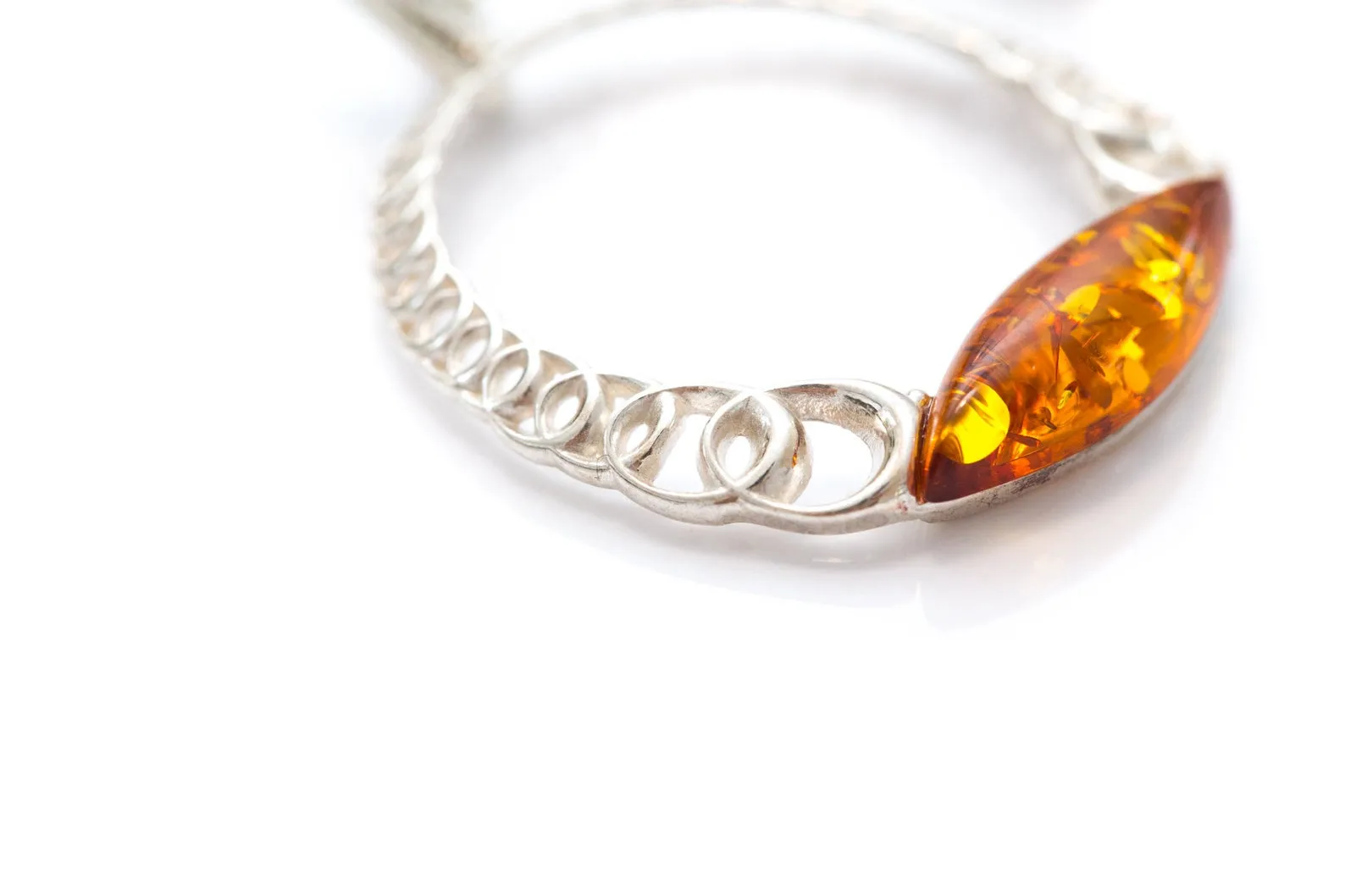Sparkling Large Cognac Hoop Earrings - Elegant Statement Earrings for Evening Wear