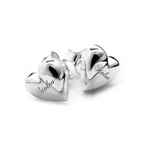 Stolen Girlfriends Club Stg Full Heart Stud Earrings
